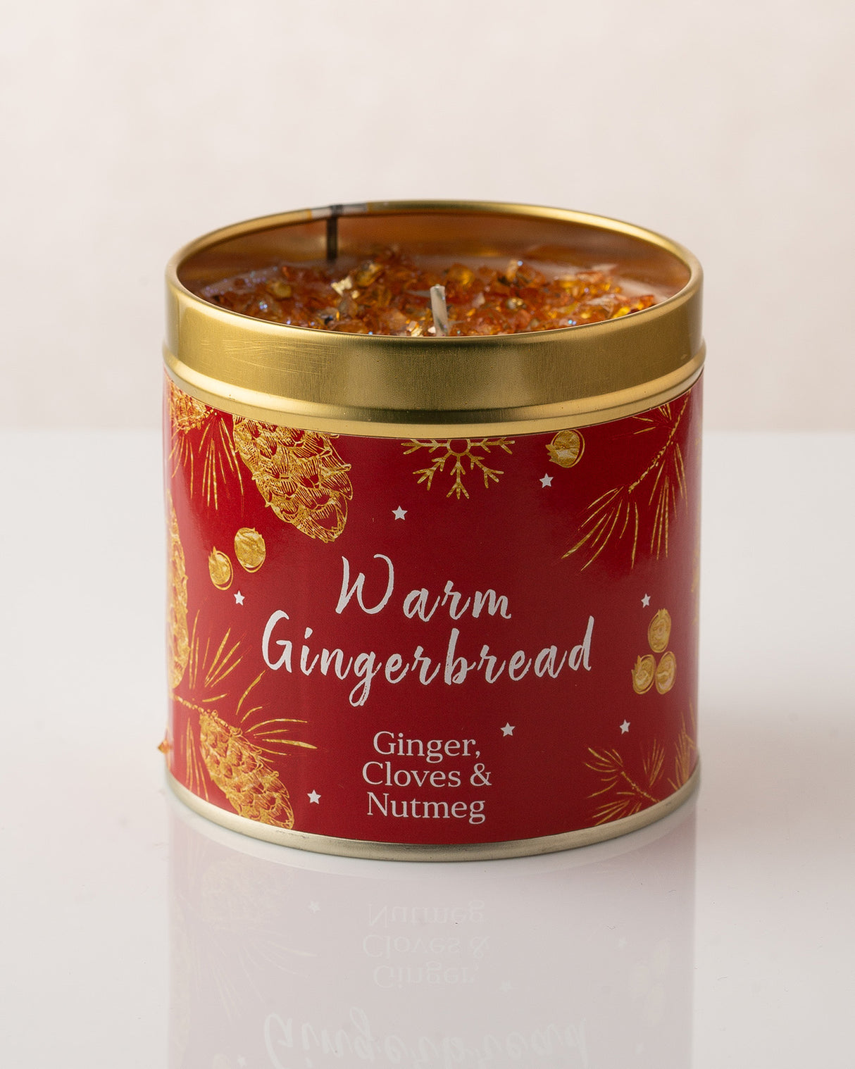 Christmas Candles Warm Gingerbread